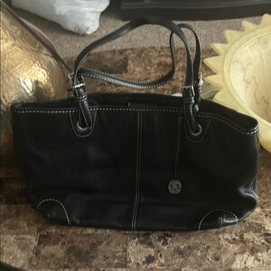 Black Leather micheal kors